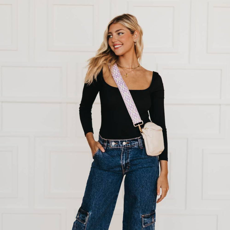 Ellie Crossbody Bag *AS SEEN IN ANTHROPOLOGIE*: Black