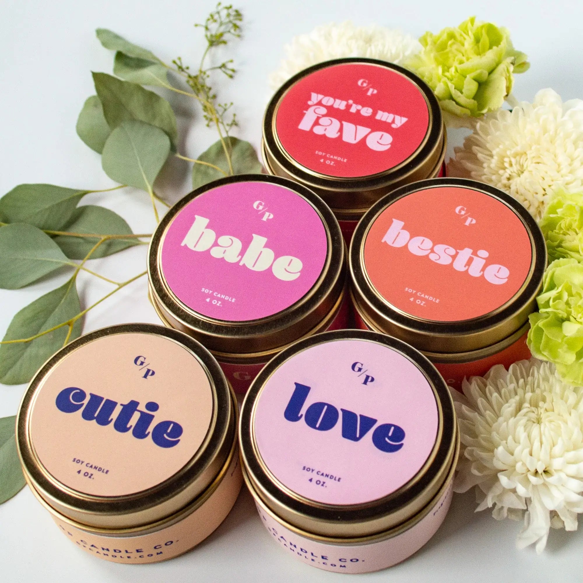 Bestie Just Because 4 oz. Candle Tin