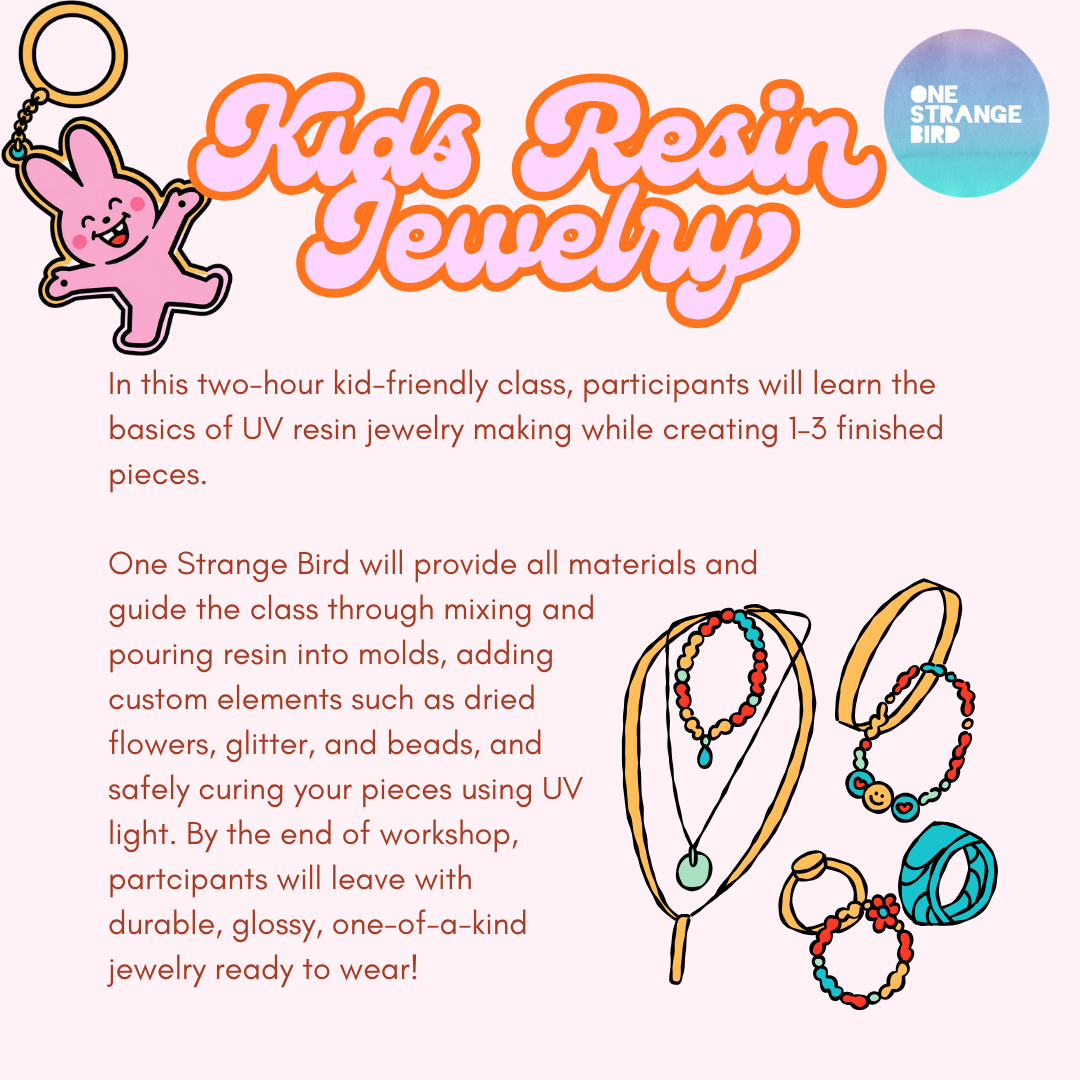 Kids Resin Jewelry Workshop