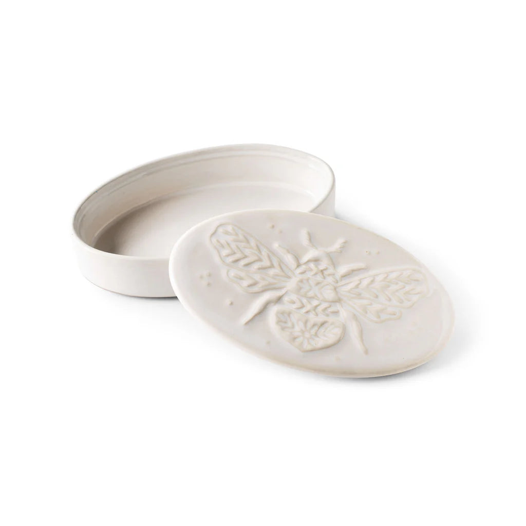 Jt Bumble Bee Long Oval Trinket Box