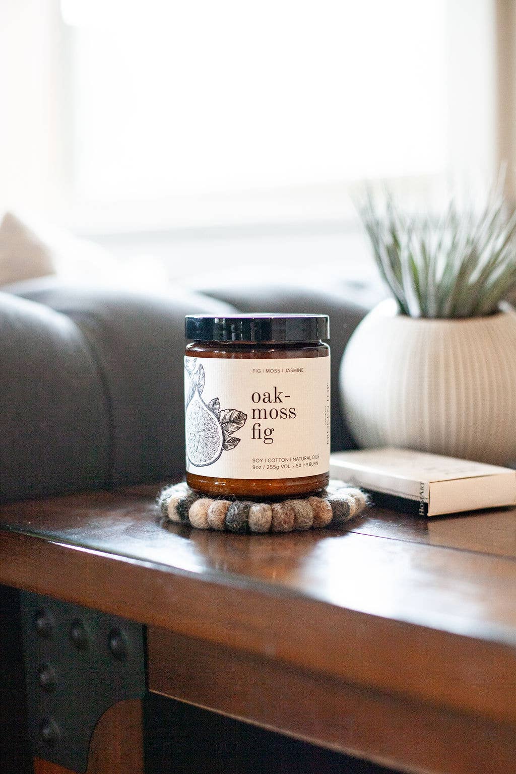 Oakmoss Fig - 9 oz Soy Candle