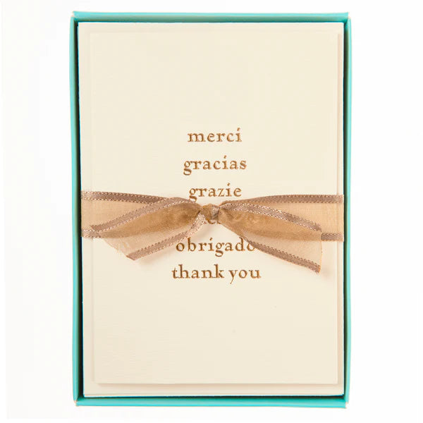 Languages La Petite Presse Boxed Thank You Cards