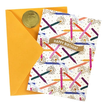 Candles Happy Birthday Card