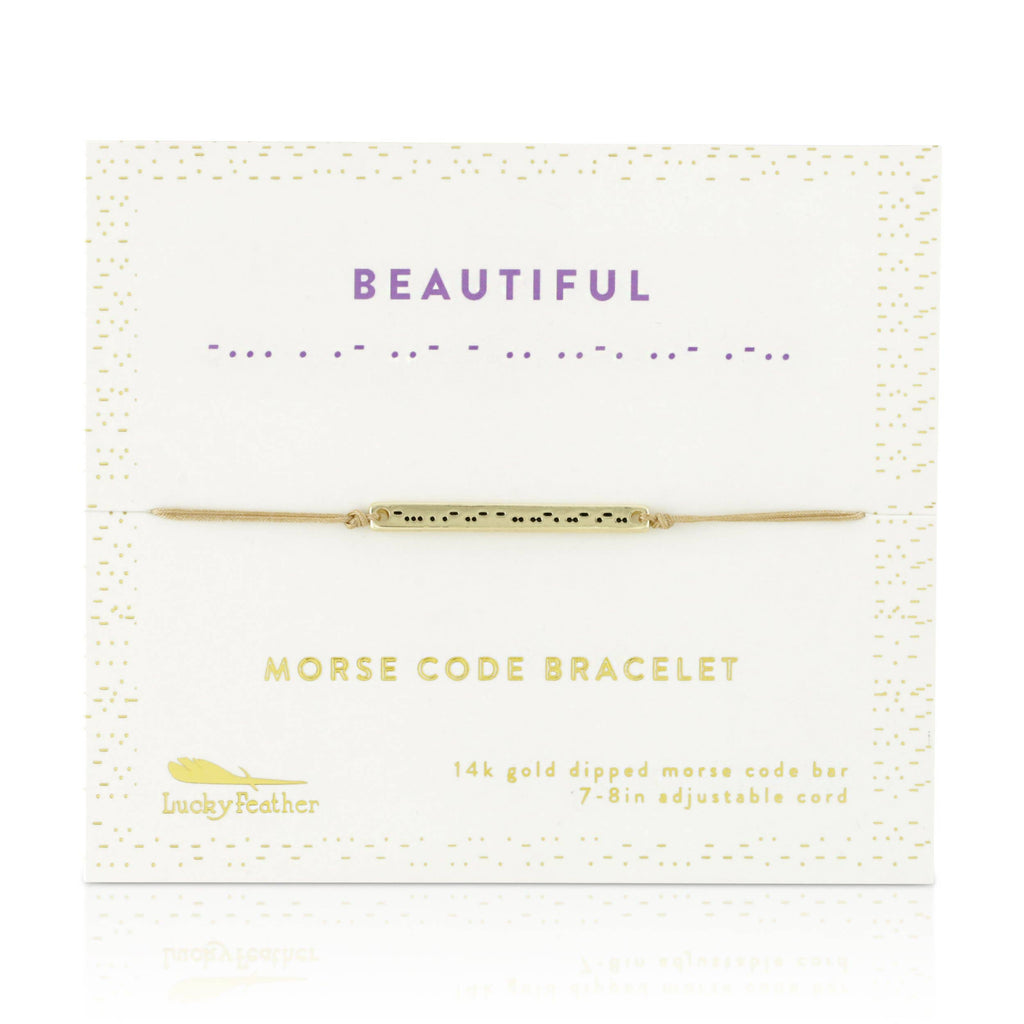 Morse Code Bracelet - Beautiful