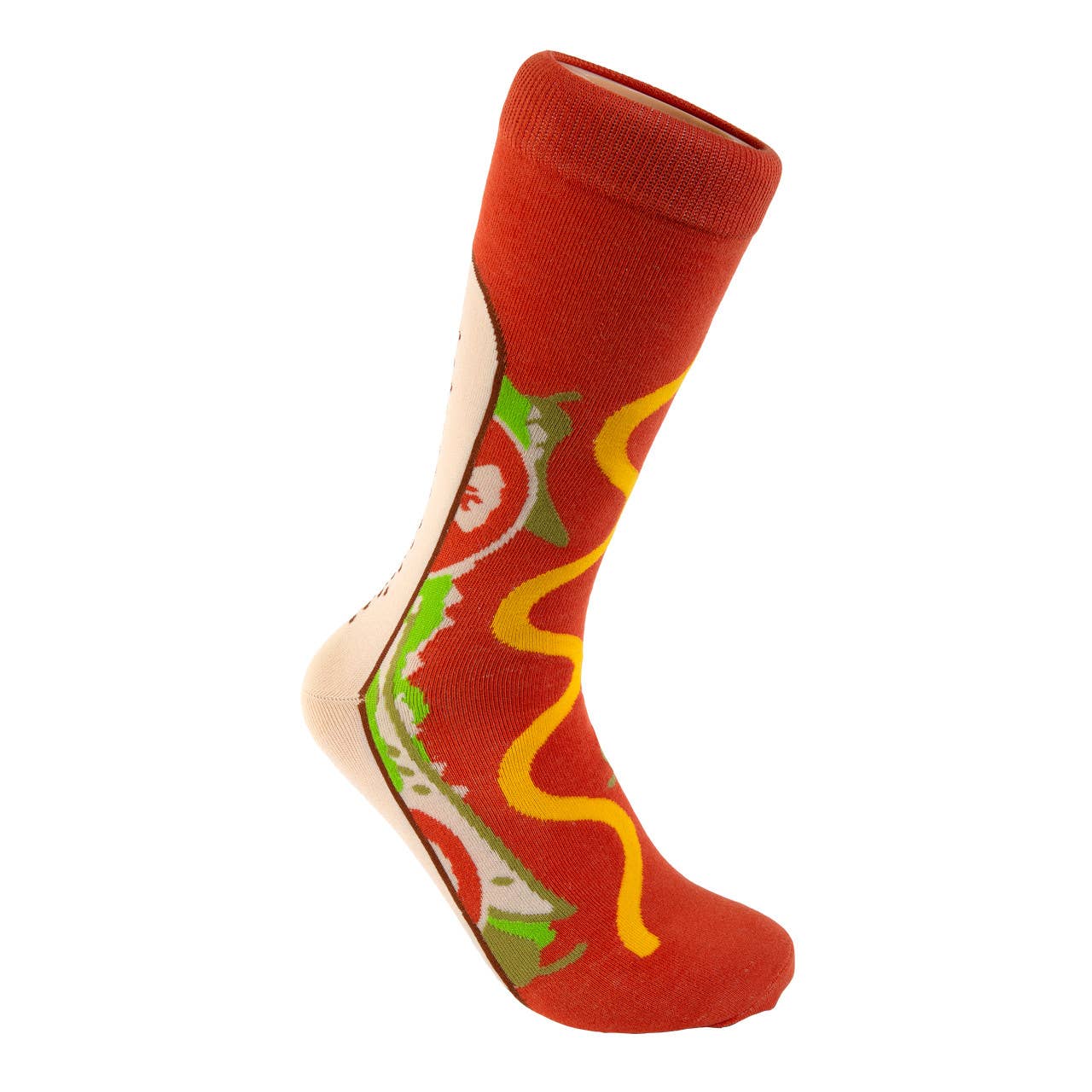 Chicago Style Hot Dog Socks: L