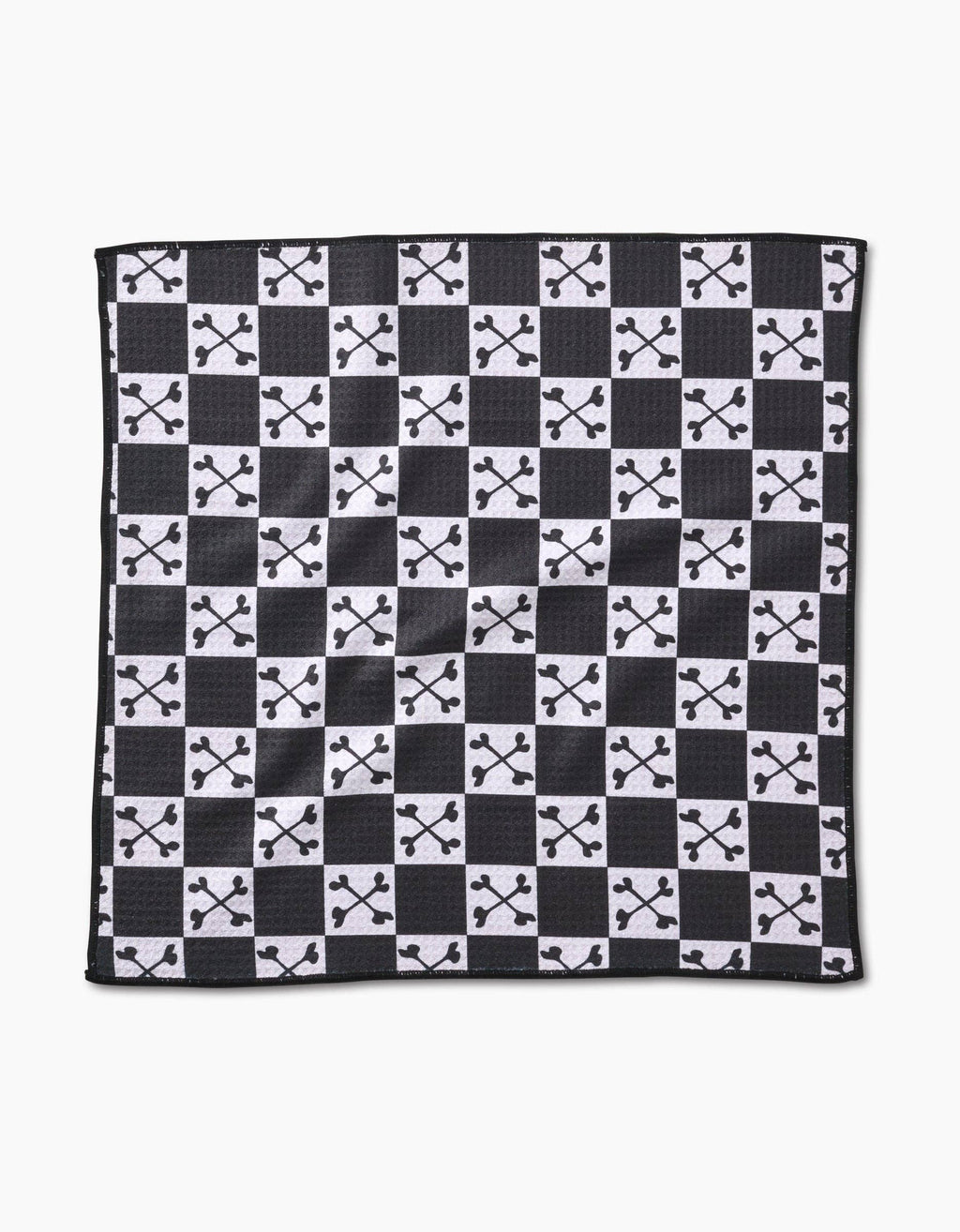 Boneyard White Checkerboard Paw Towel