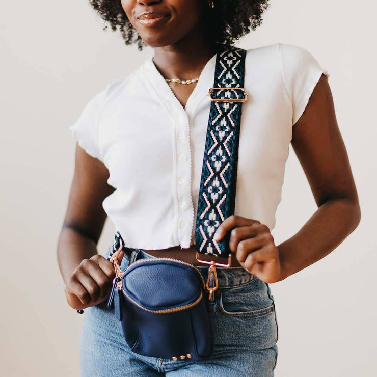 Ellie Crossbody Bag *AS SEEN IN ANTHROPOLOGIE*: Black