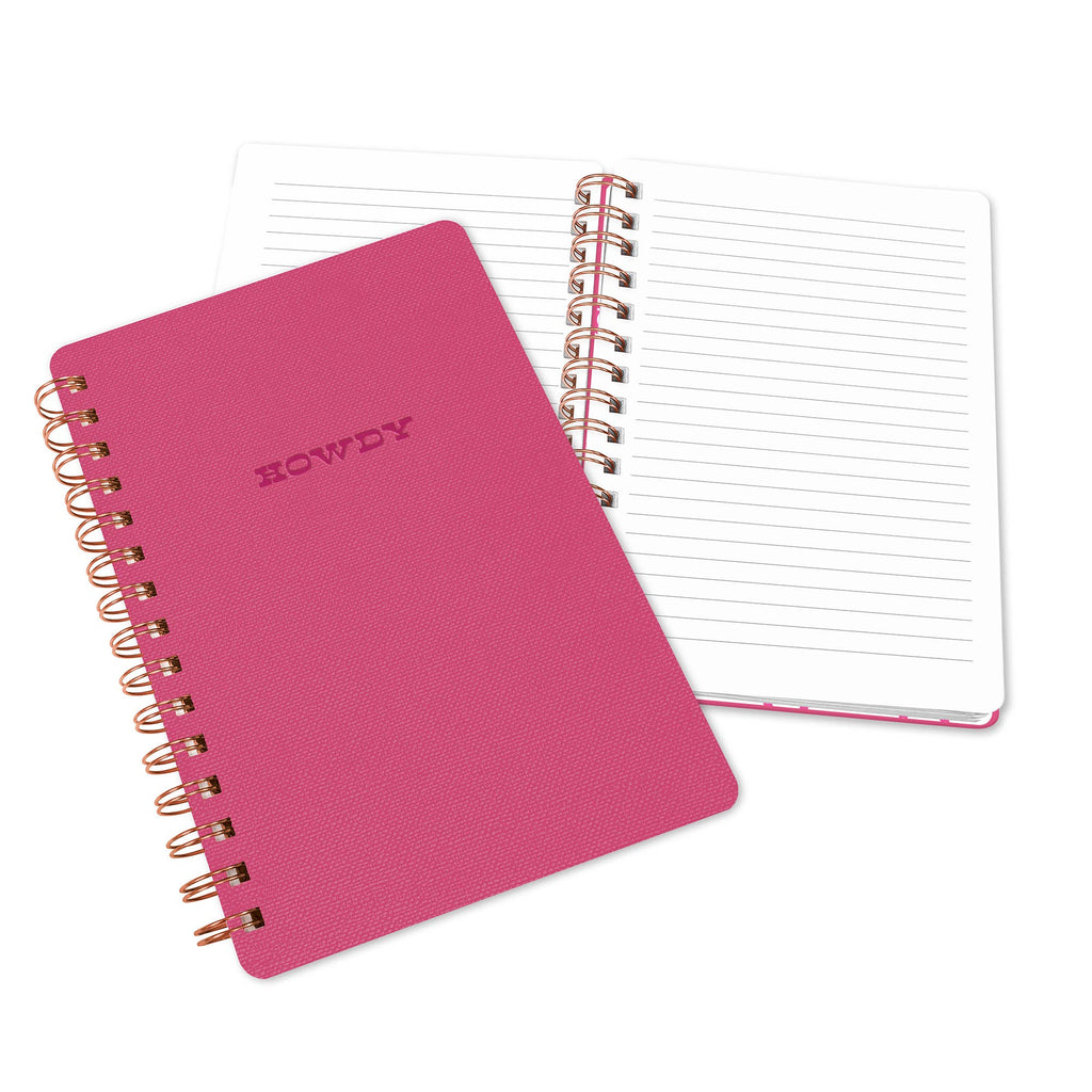 Howdy (Pink Punch) Agatha Notebook