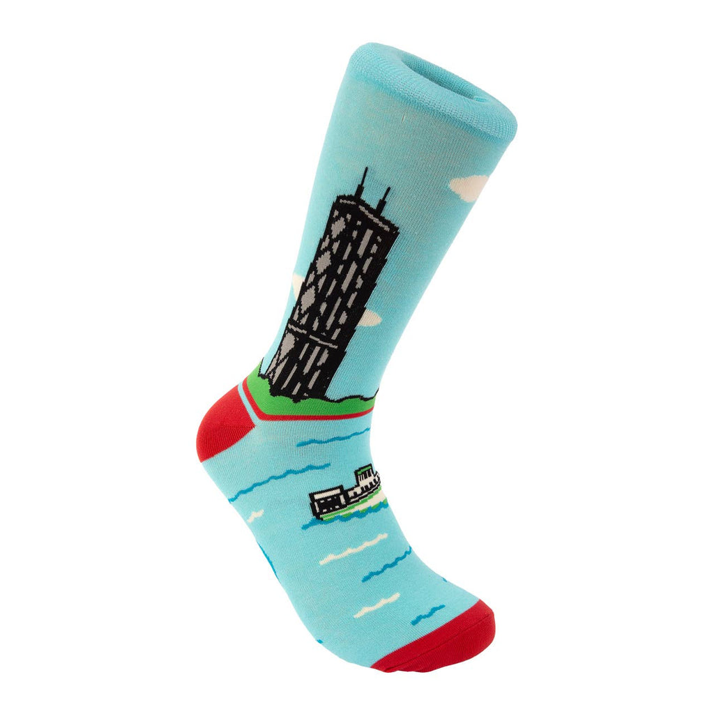 Chicago Skyline Dress Socks