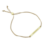 Morse Code Bar Bracelet - FEARLESS