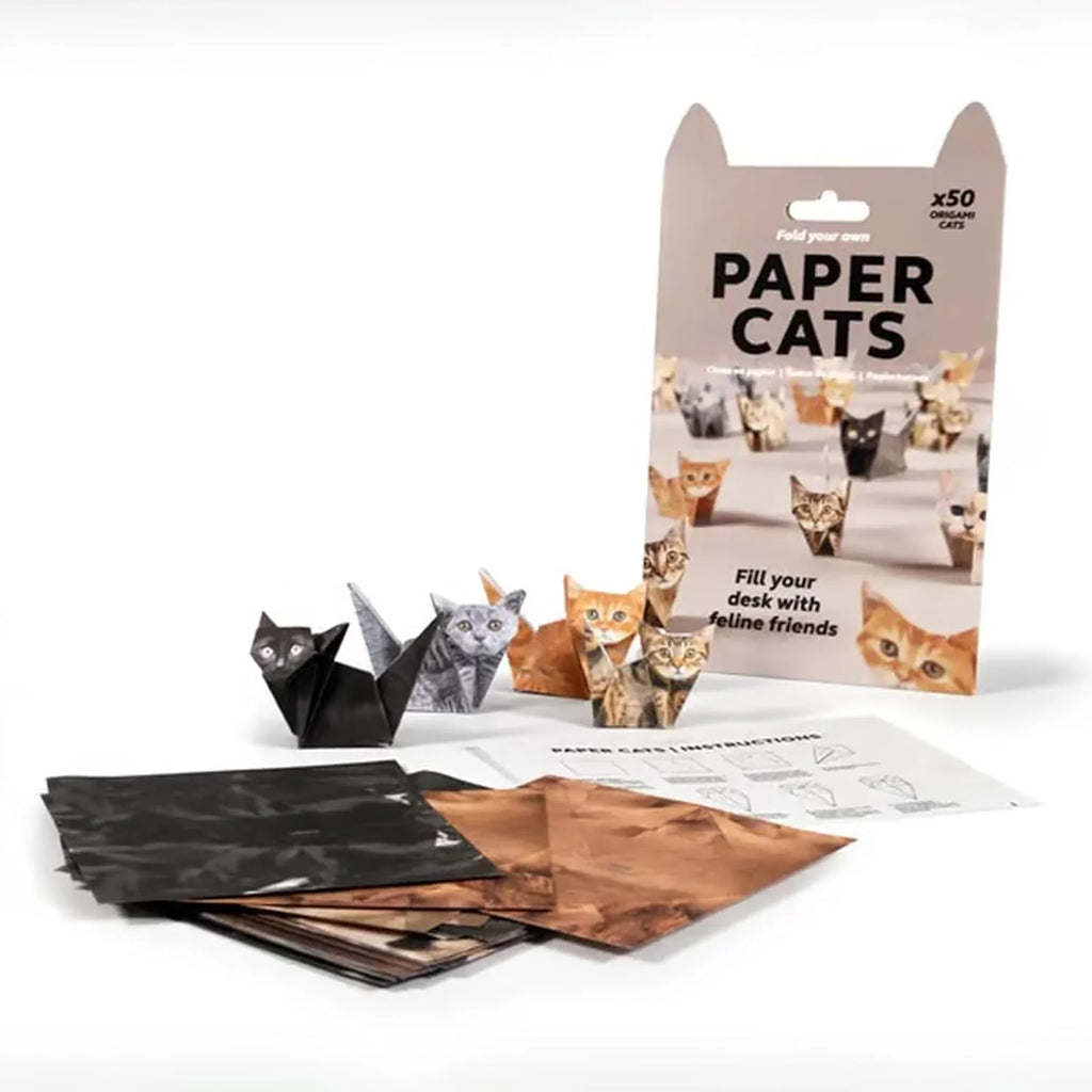 Fold Your Own Paper Cats