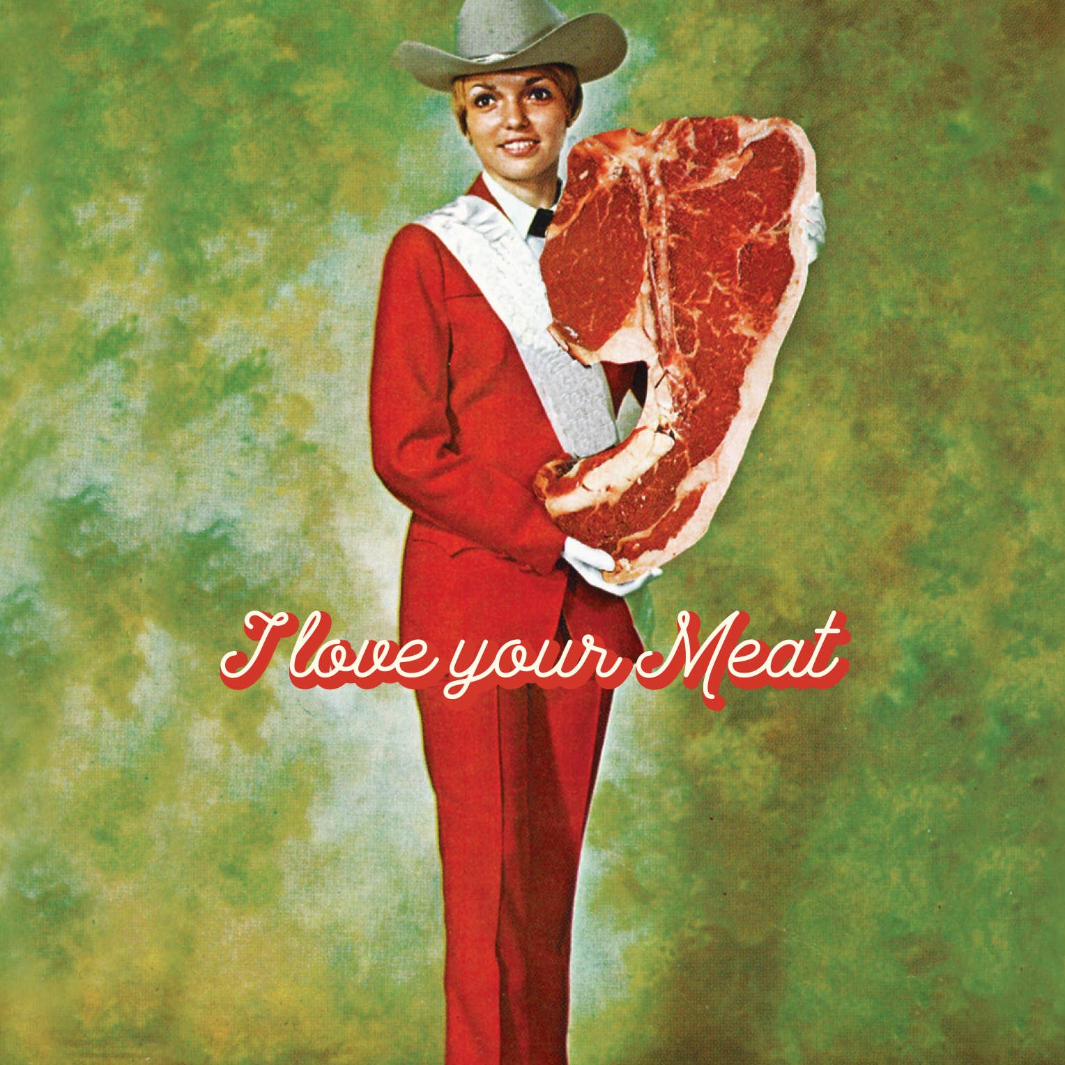 Love Meat love card