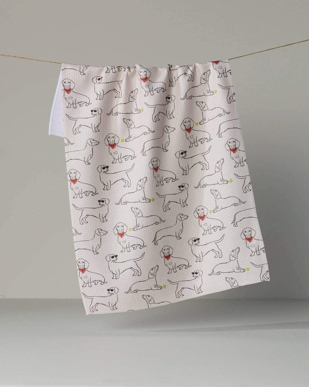 Doxie Pals Tea Towel