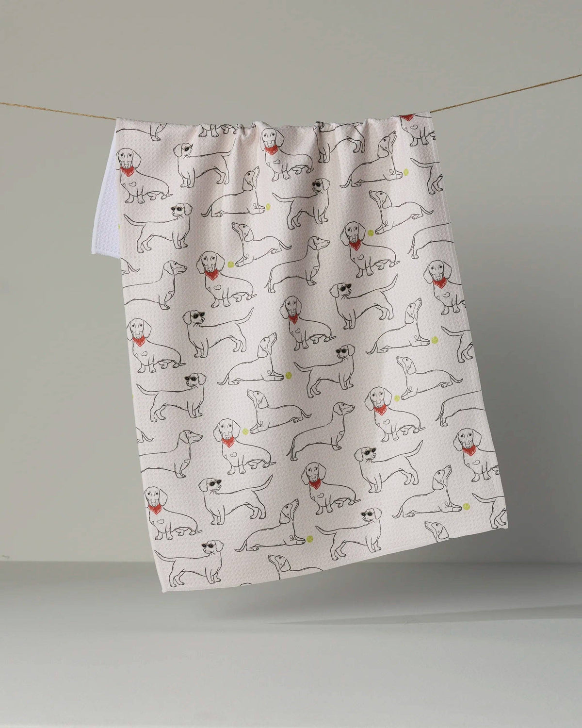 Doxie Pals Tea Towel