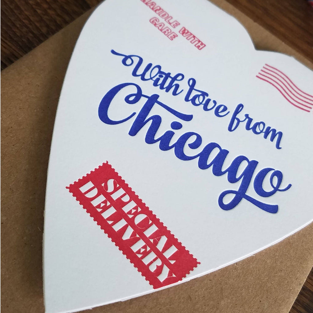 Special delivery heart from chicago