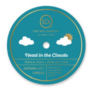 Head in the clouds Icon 12oz Candle