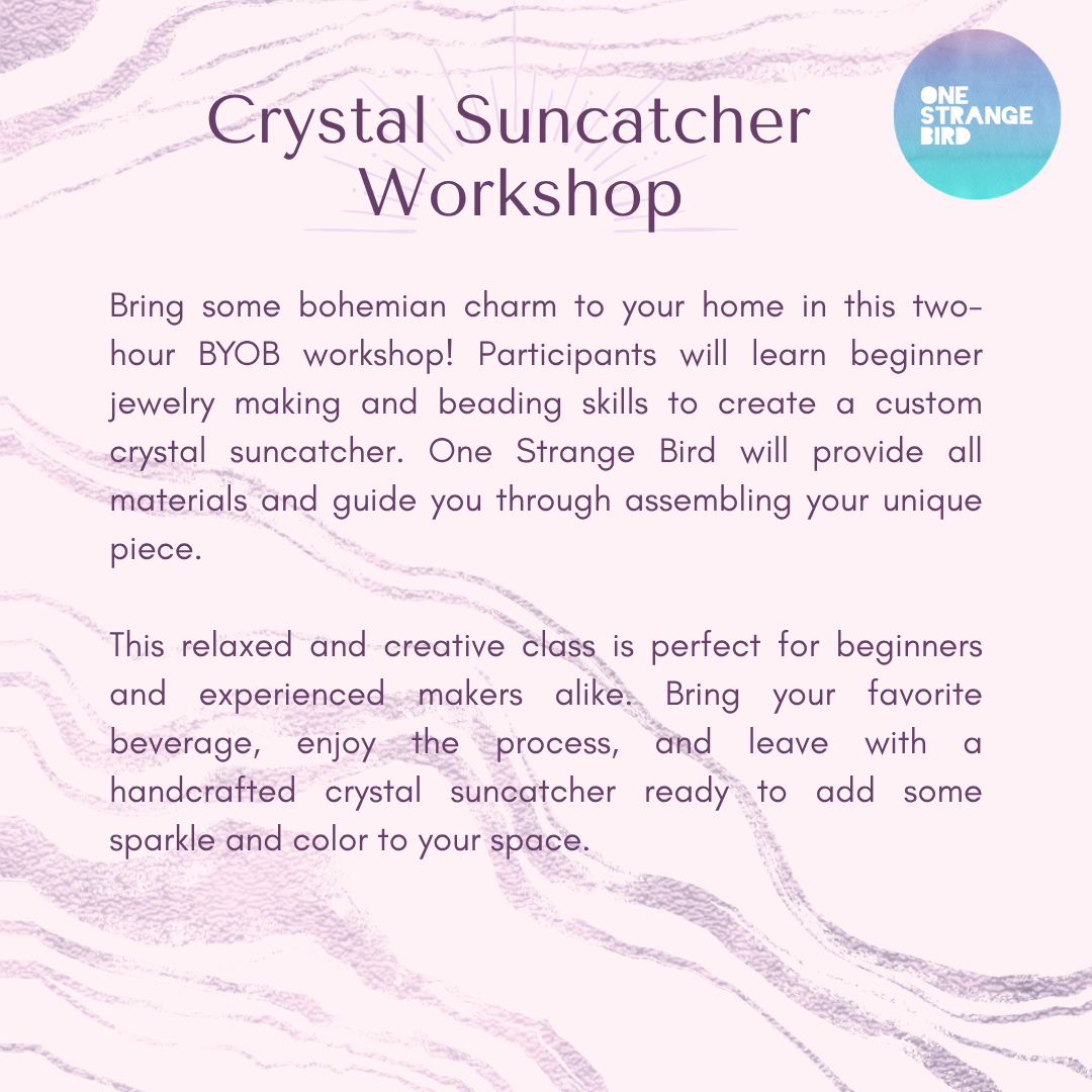 Crystal Suncatcher Workshop