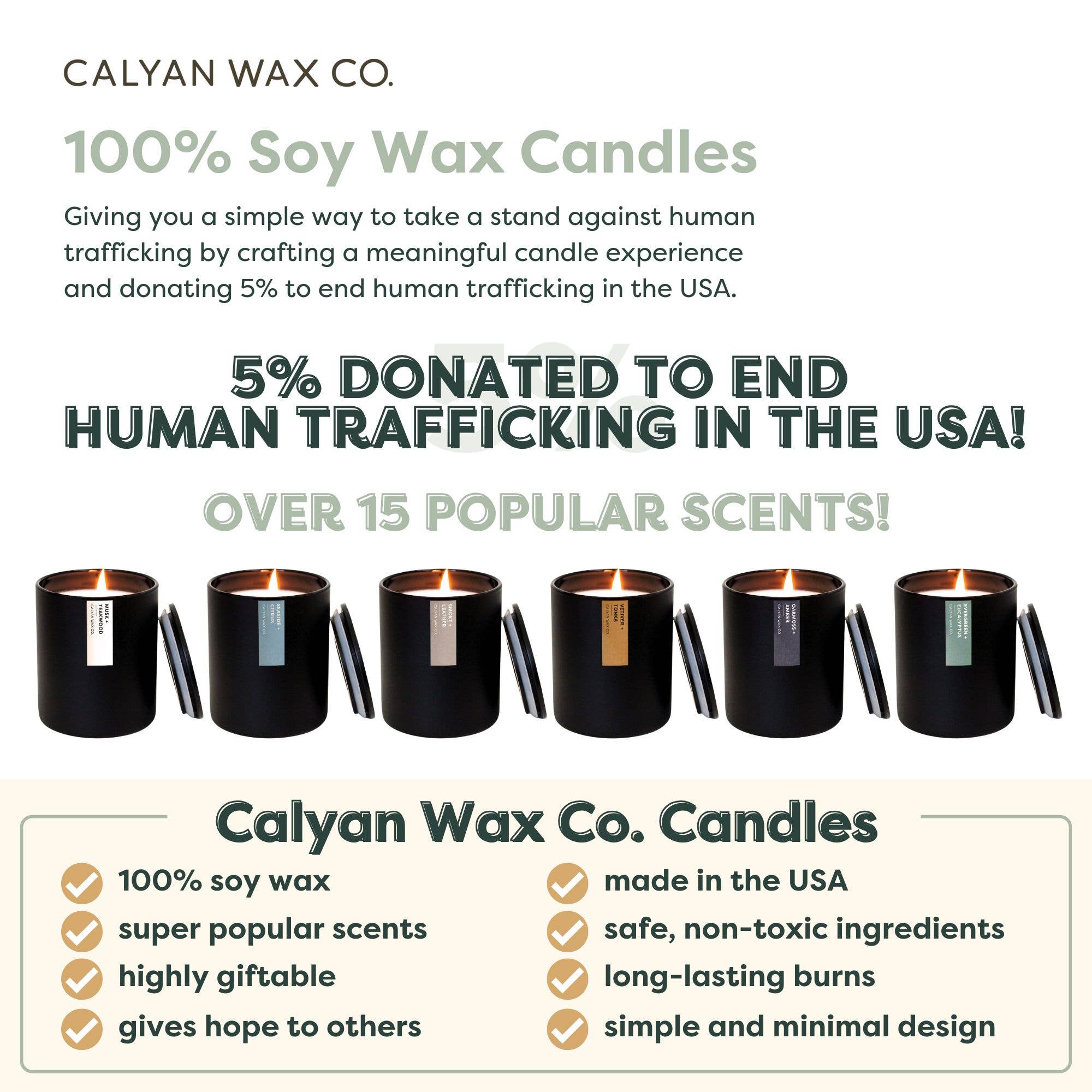Smoke + Leather - Matte Black Tumbler Soy Candle