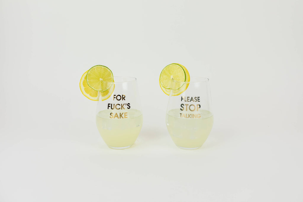 What a Fucking Day - Wine Glasses