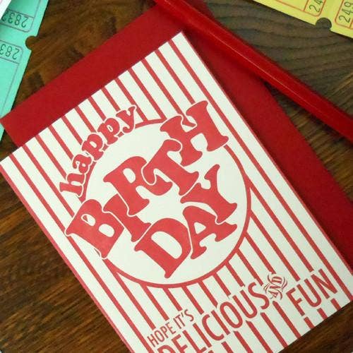 Popcorn Package Birthday
