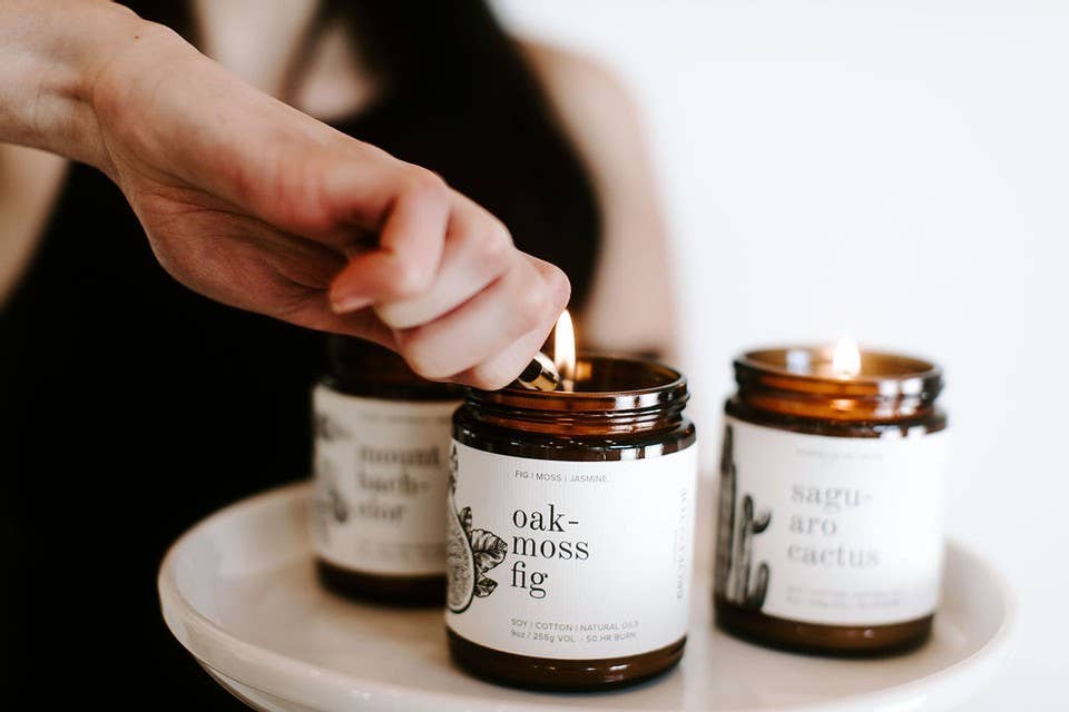 Oakmoss Fig - 9 oz Soy Candle