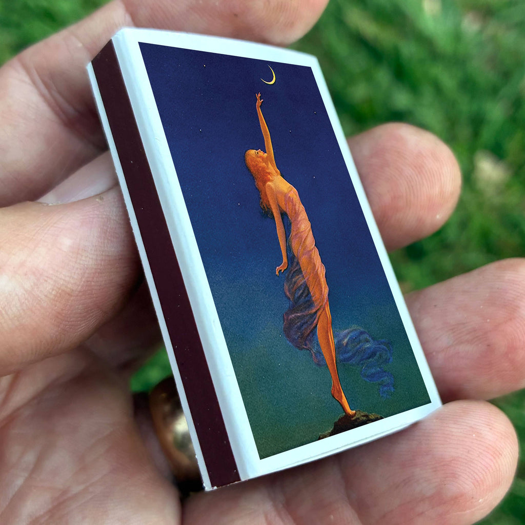 Matches • Art • Reach for the Moon • Home Decor for Candles