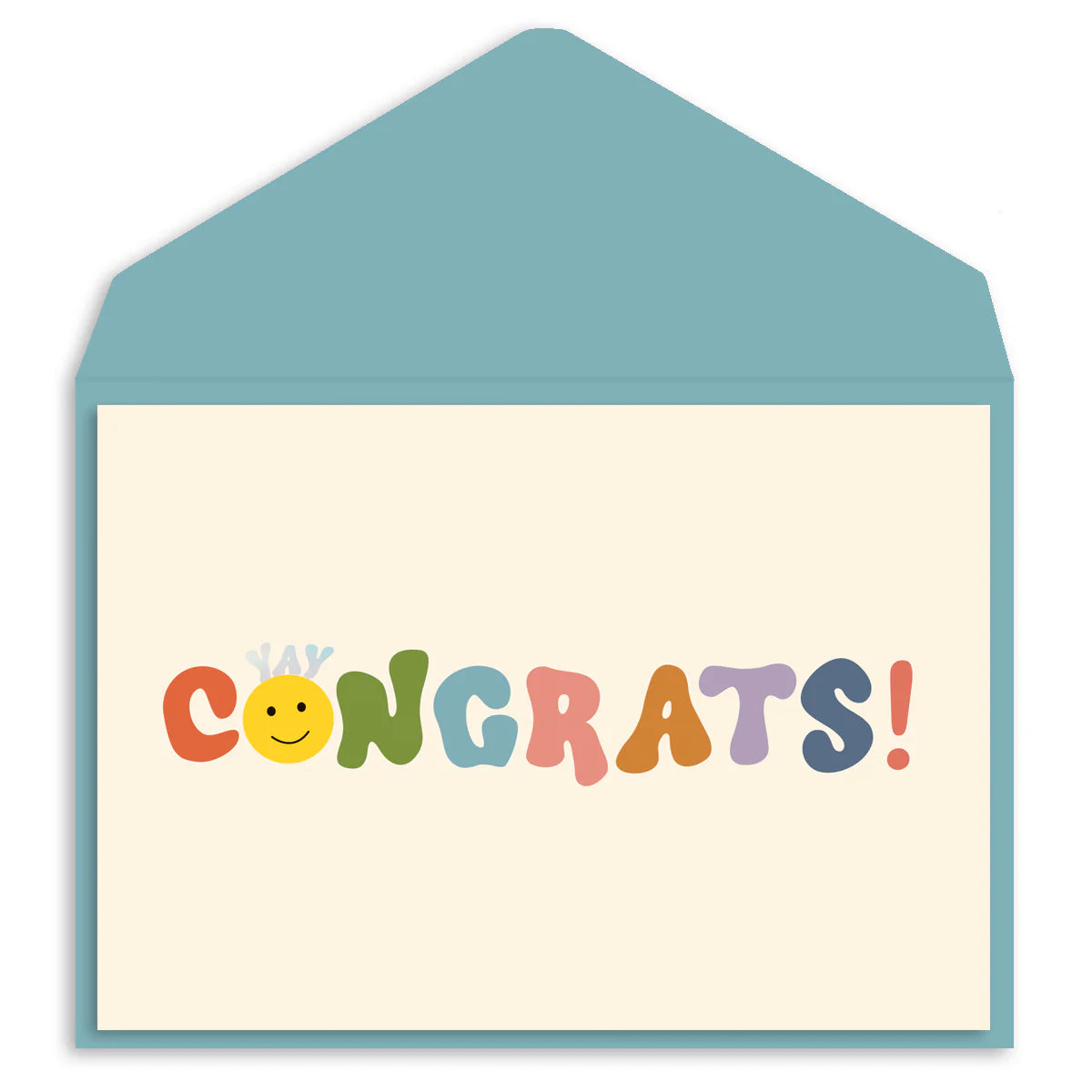 Smiley Congrats Card