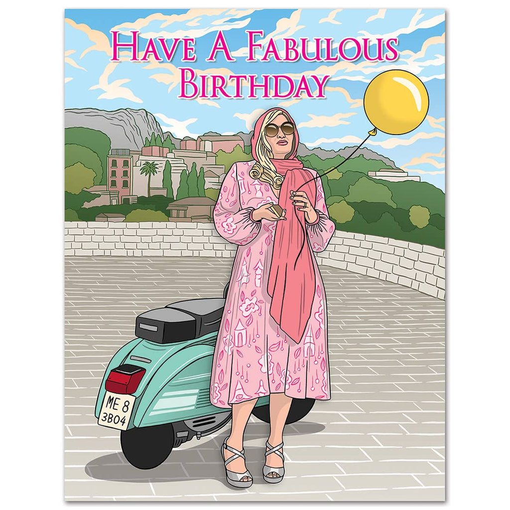 Jennifer Coolidge Fabulous Birthday Card