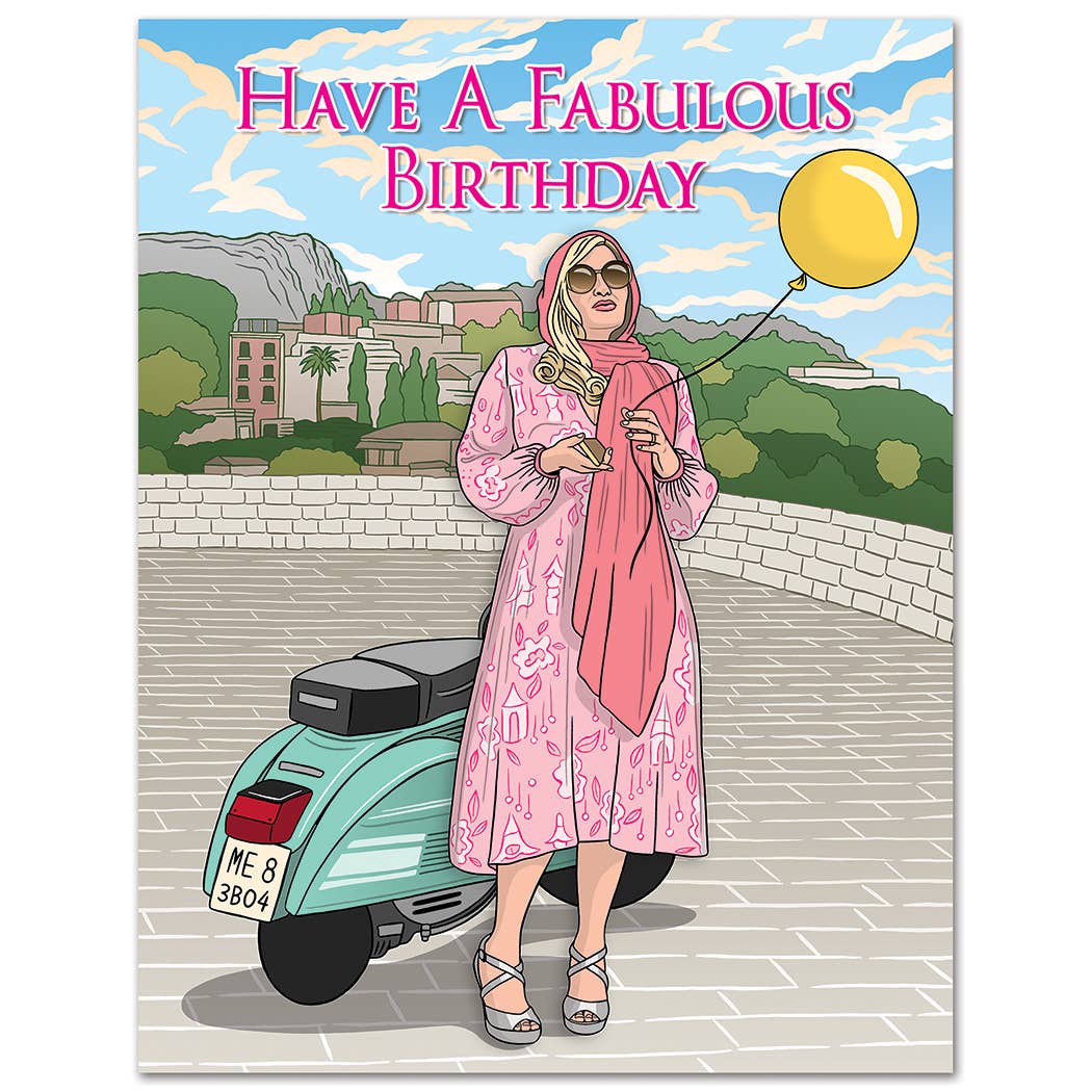 Jennifer Coolidge Fabulous Birthday Card