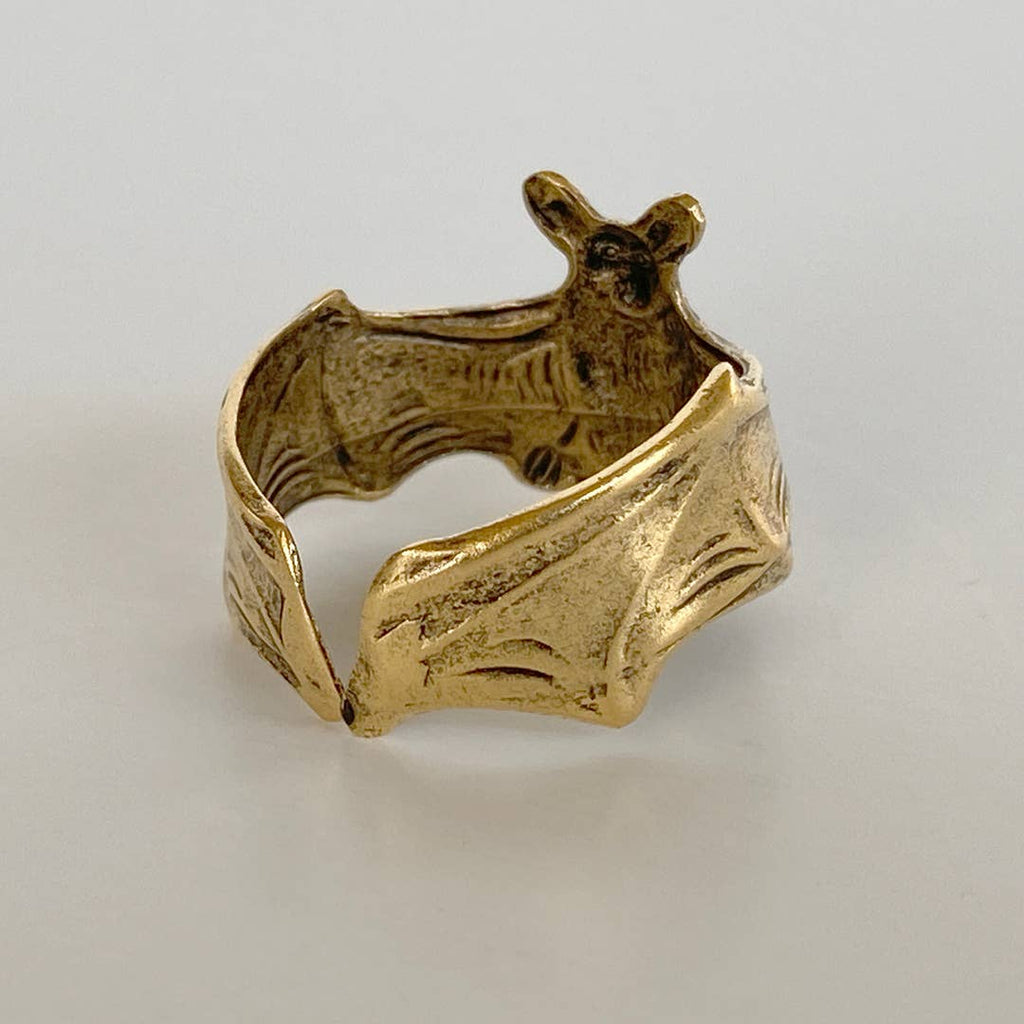 Gold Bat Ring: Uncarded
