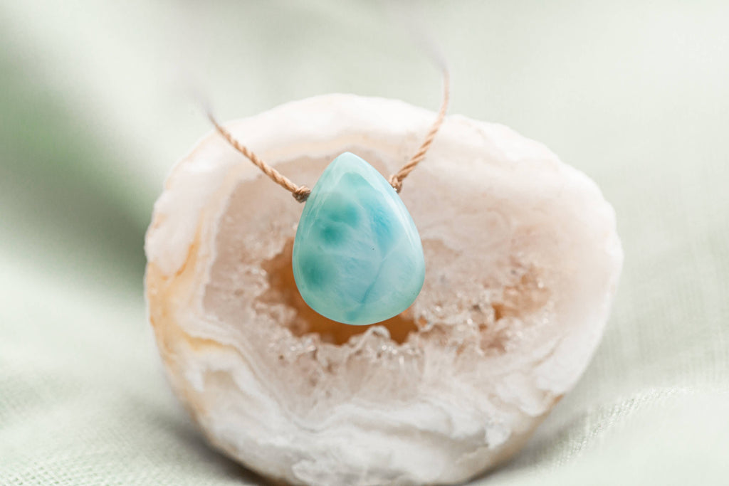 Larimar Luxe Necklace for Beautiful Mom