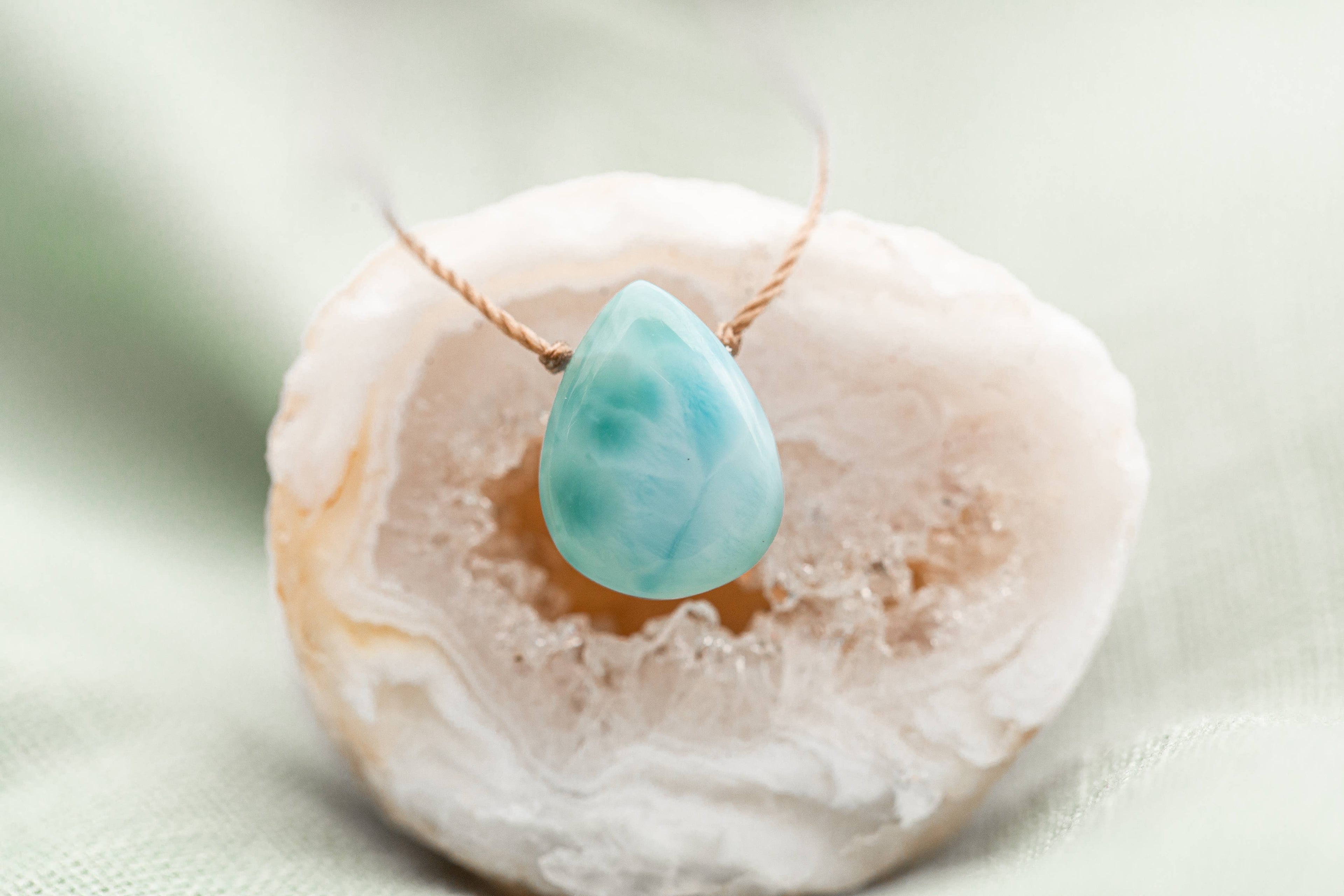 Larimar Luxe Necklace for Beautiful Mom