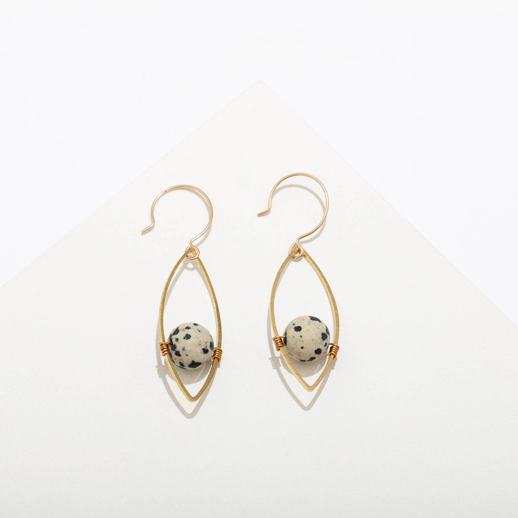 Georgia Earrings: Amethyst