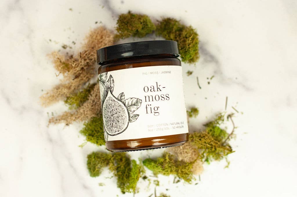 Oakmoss Fig - 9 oz Soy Candle