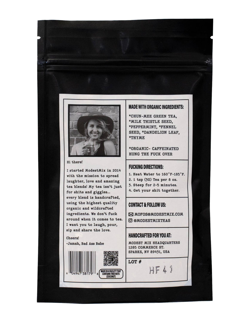 Hung the Fuck Over: refreshing green loose leaf tea blend