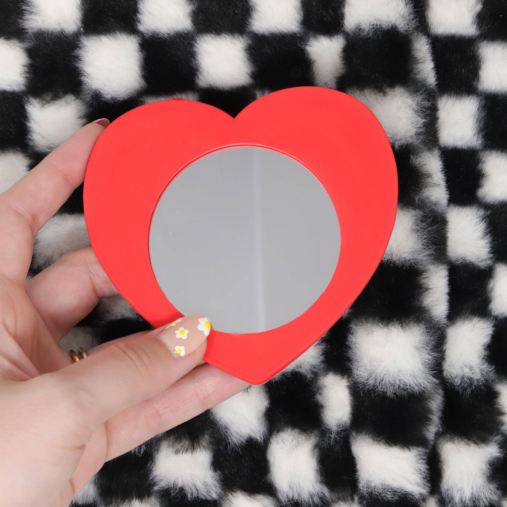 Hot Mess Heart Pocket Mirror