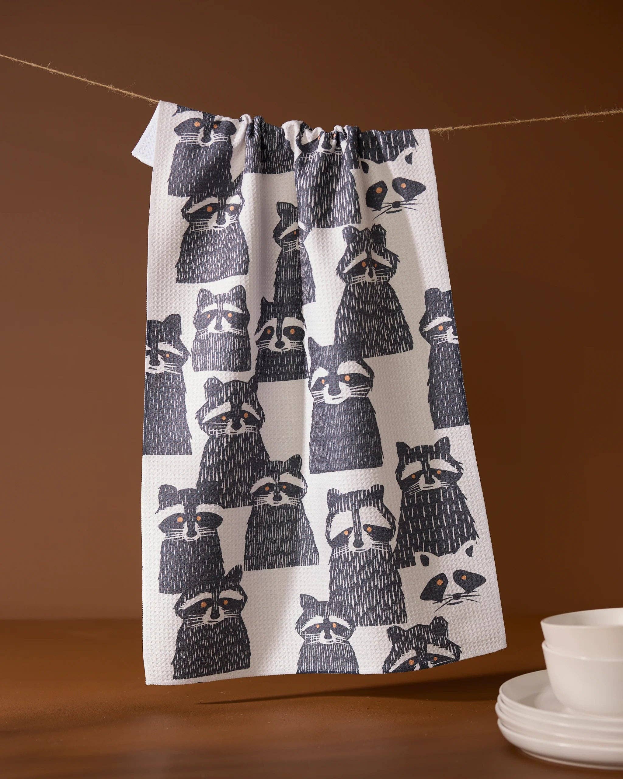 Bandit Bunch Tea Towel