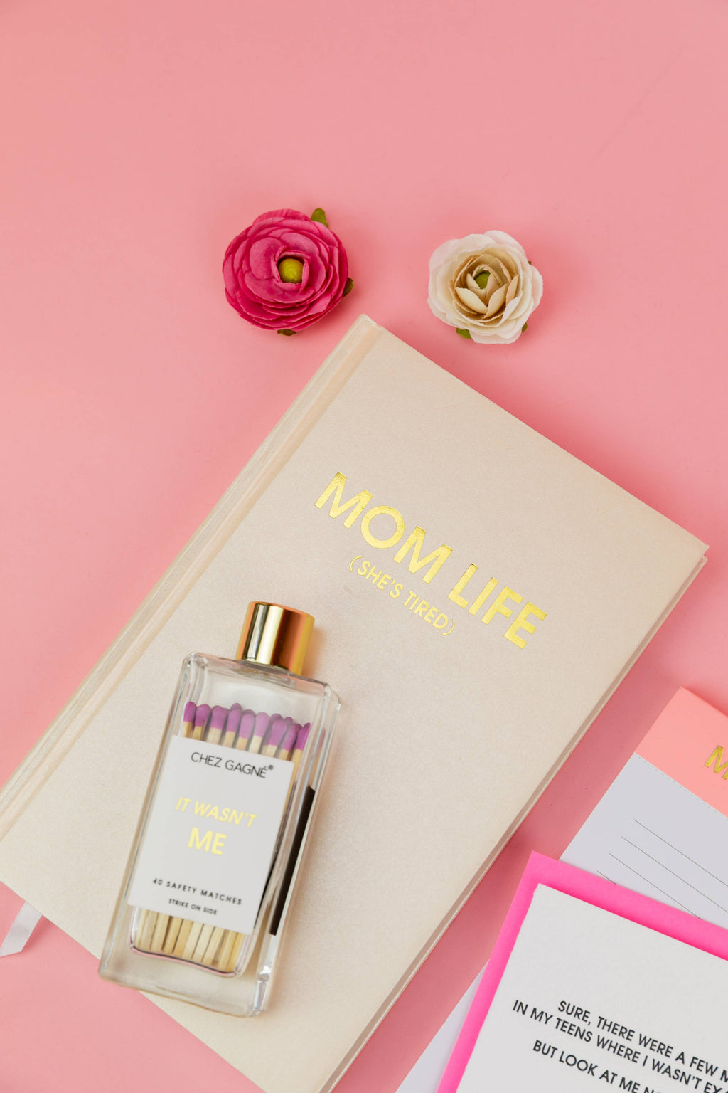 It Wasn't Me Matches - Glass Bottle Matchsticks - Bright Purple