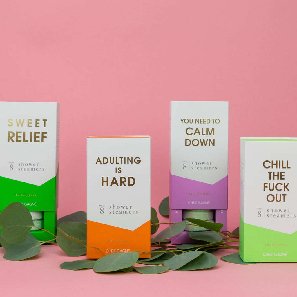 Adulting is Hard - Aromatherapy Shower Steamers - Eucalyptus - Set of 8