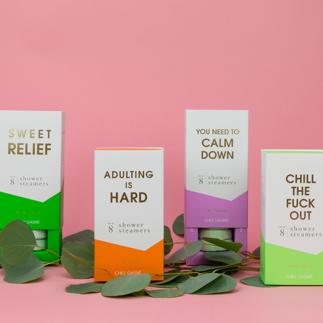 Adulting is Hard - Aromatherapy Shower Steamers - Eucalyptus - Set of 8