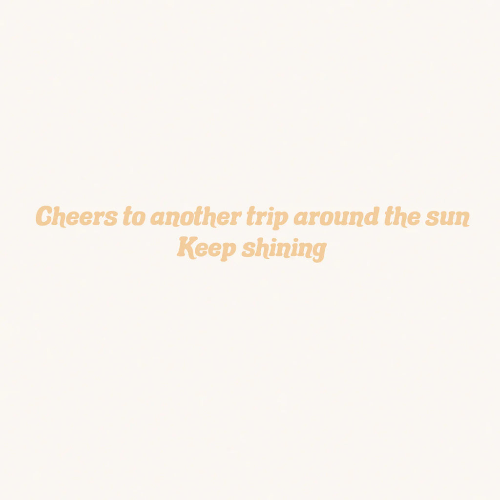 Around the Sun Thank You Card