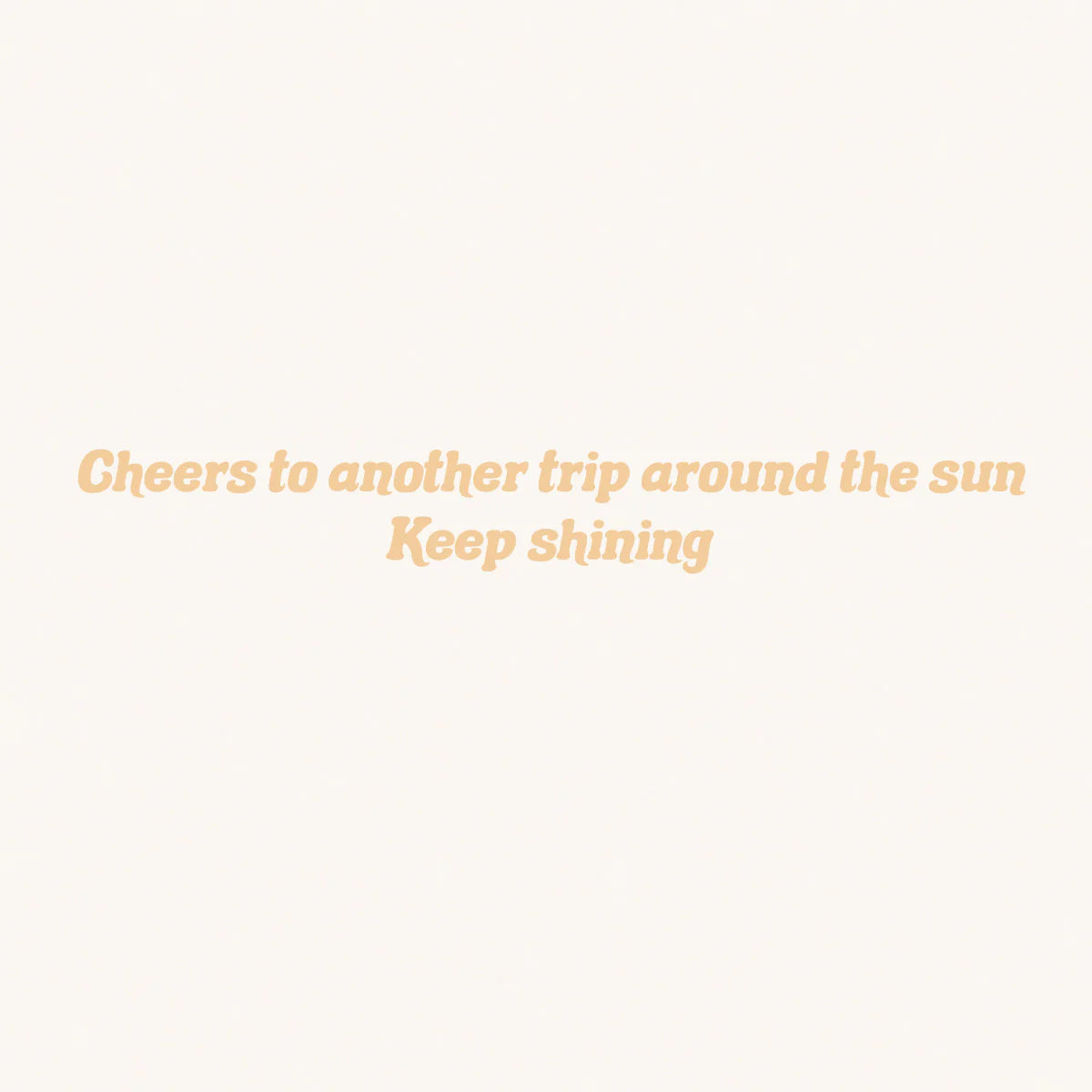 Around the Sun Thank You Card