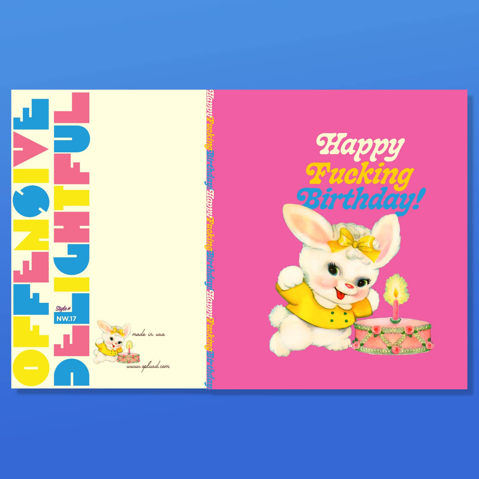 BUNNY BIRTHDAY! birthday card
