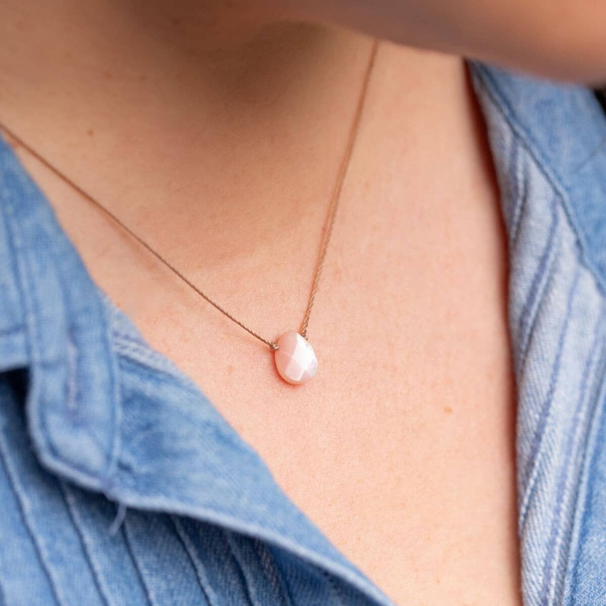 Heart of Pink Shell Luxe Necklace for She Rises