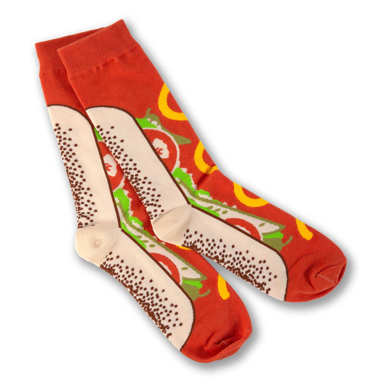 Chicago Style Hot Dog Socks: S