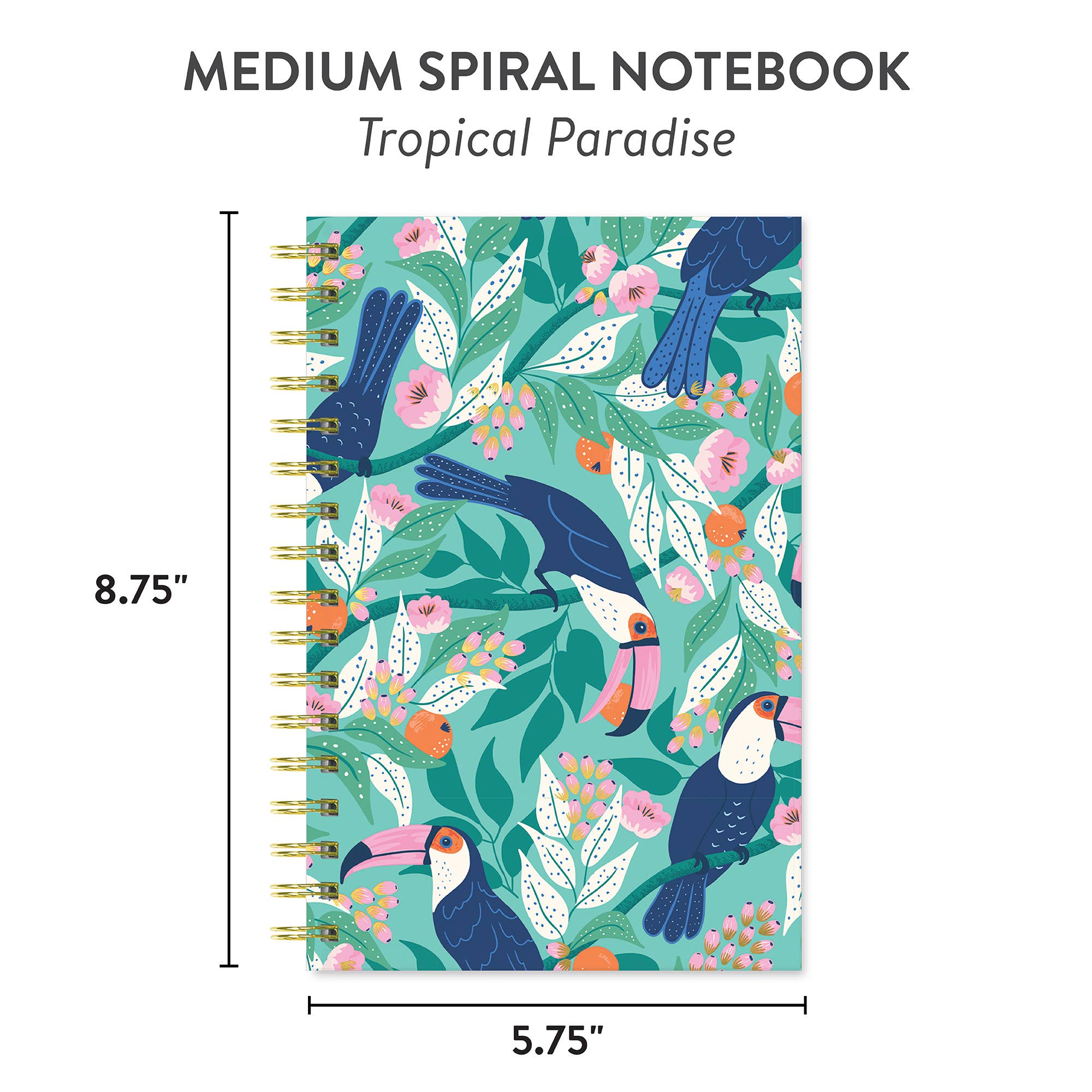 Tropical Paradise Medium Spiral Notebook