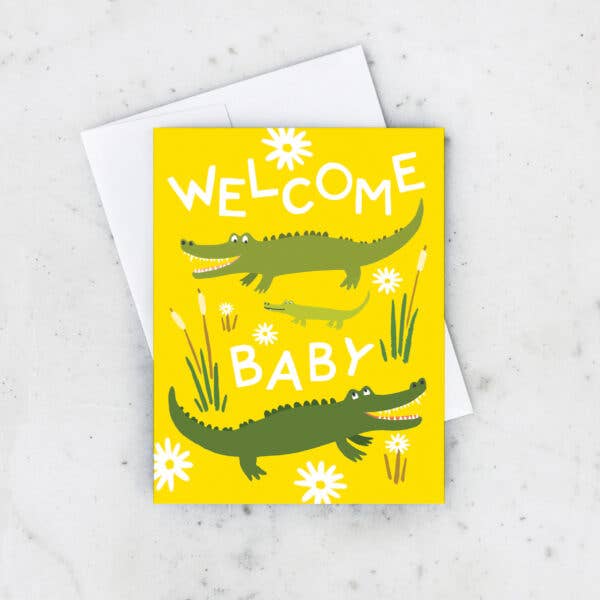 Gator Baby Greeting Card