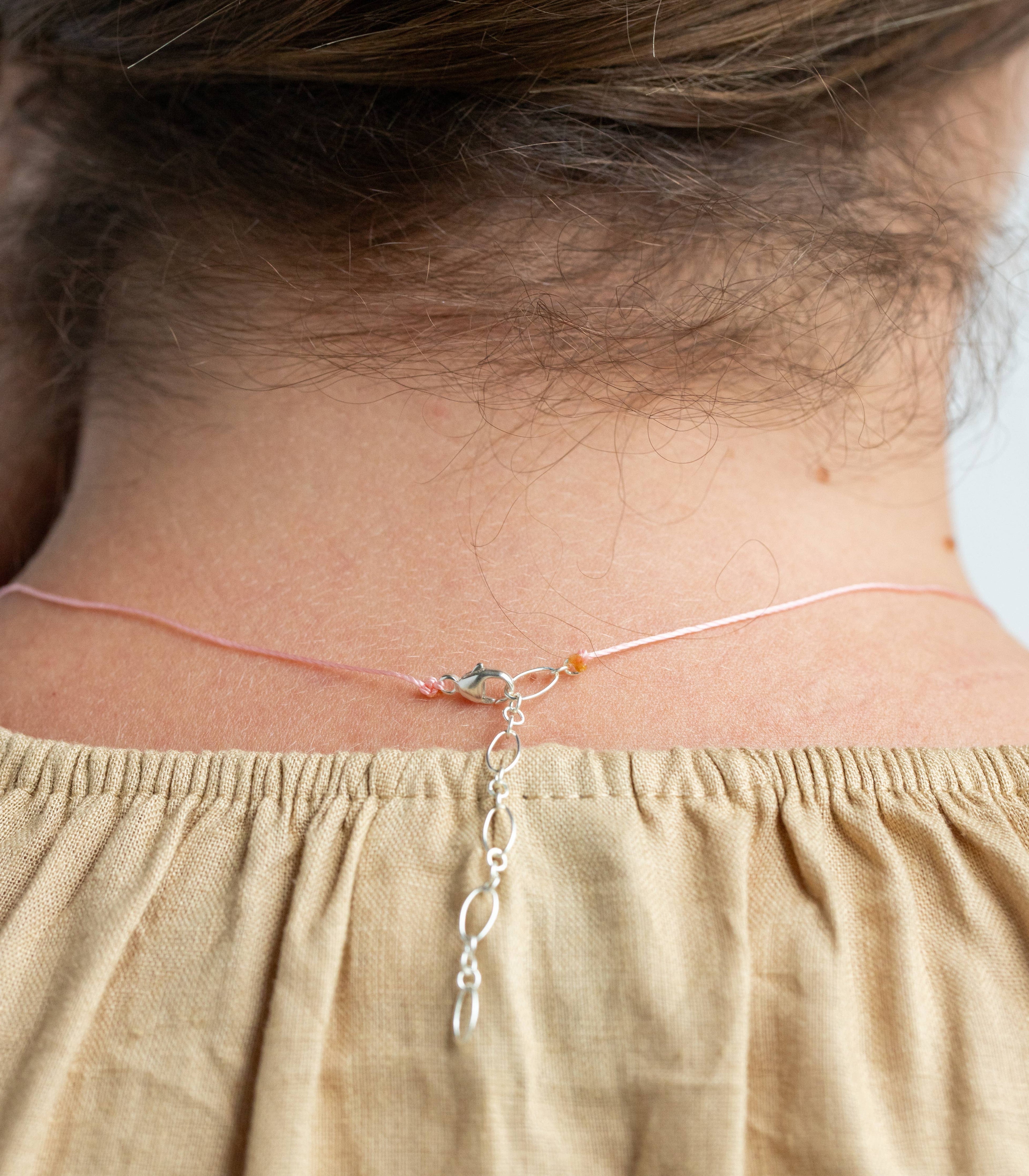 Amazonite Big Wishes Necklace for Courage - BW01