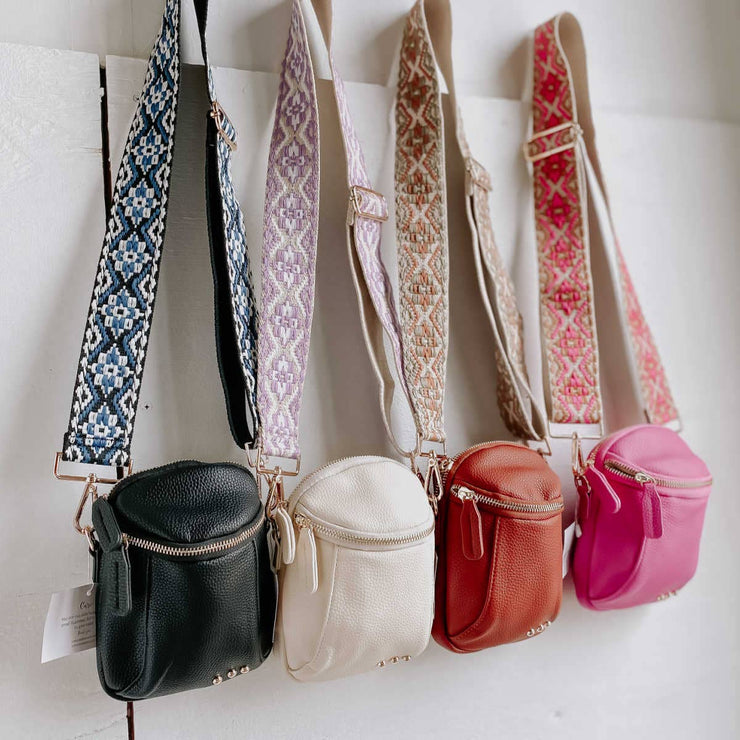 Ellie Crossbody Bag *AS SEEN IN ANTHROPOLOGIE*: Black