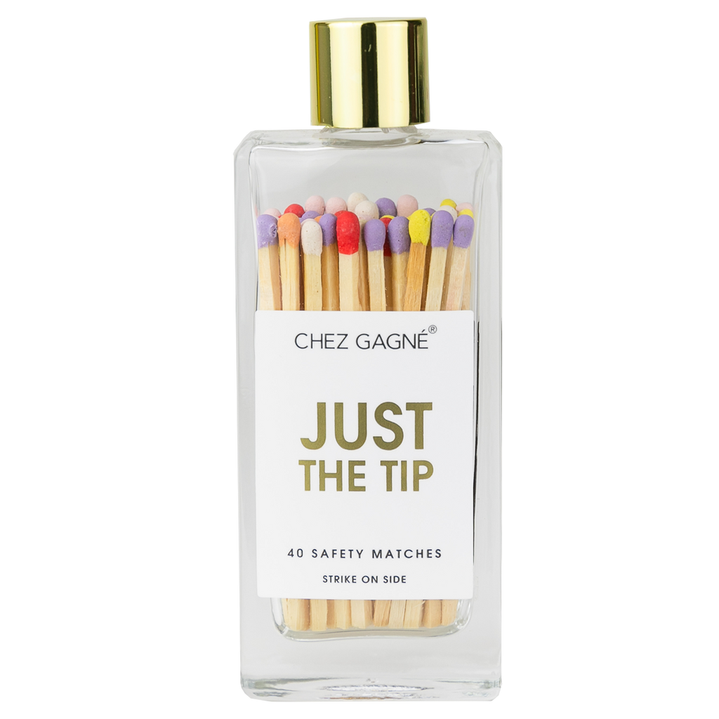 Just the Tip Matches - Glass Bottle Matchsticks - Rainbow